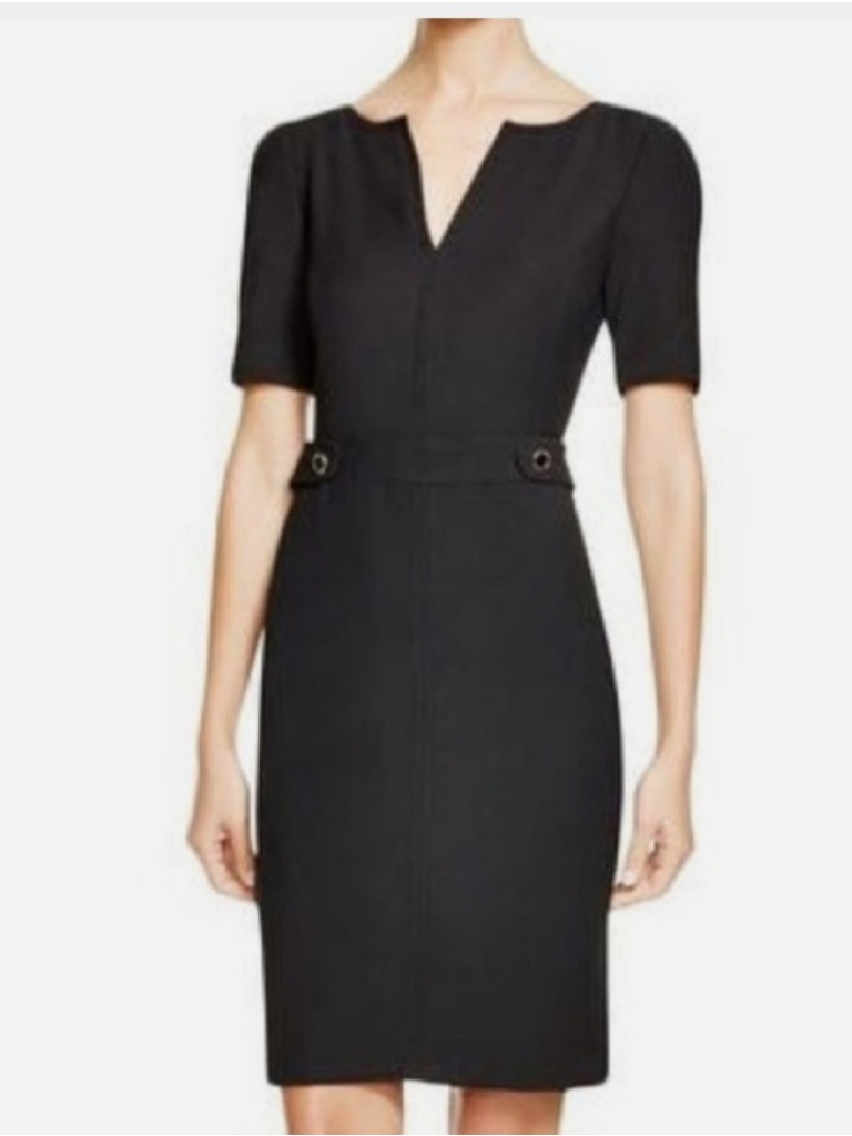 Tory Burch Black Dress With Self Belt